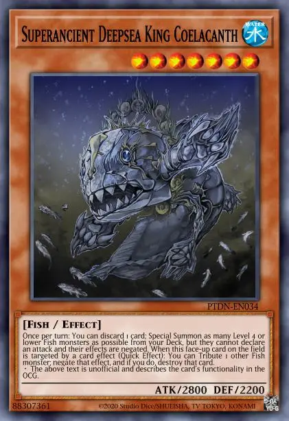 Superancient Deepsea King Coelacanth